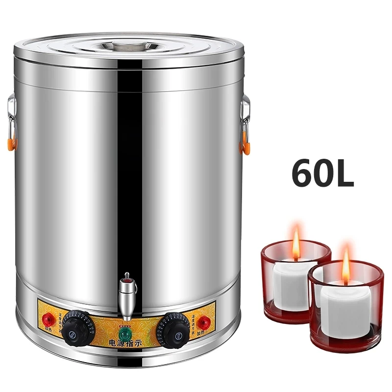 

Double wall 304 electric Wax melter soy wax melting tanks candle machine for DIY candle making