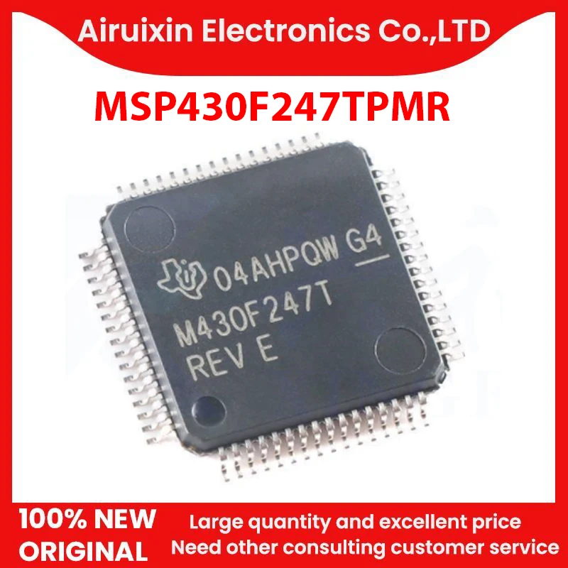 

100% новый и оригинальный MSP430F247TPMR TQFP64 1 шт./лот