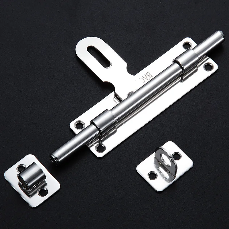 Door Latch Stainless Steel Slide Lock 4 Size Optional