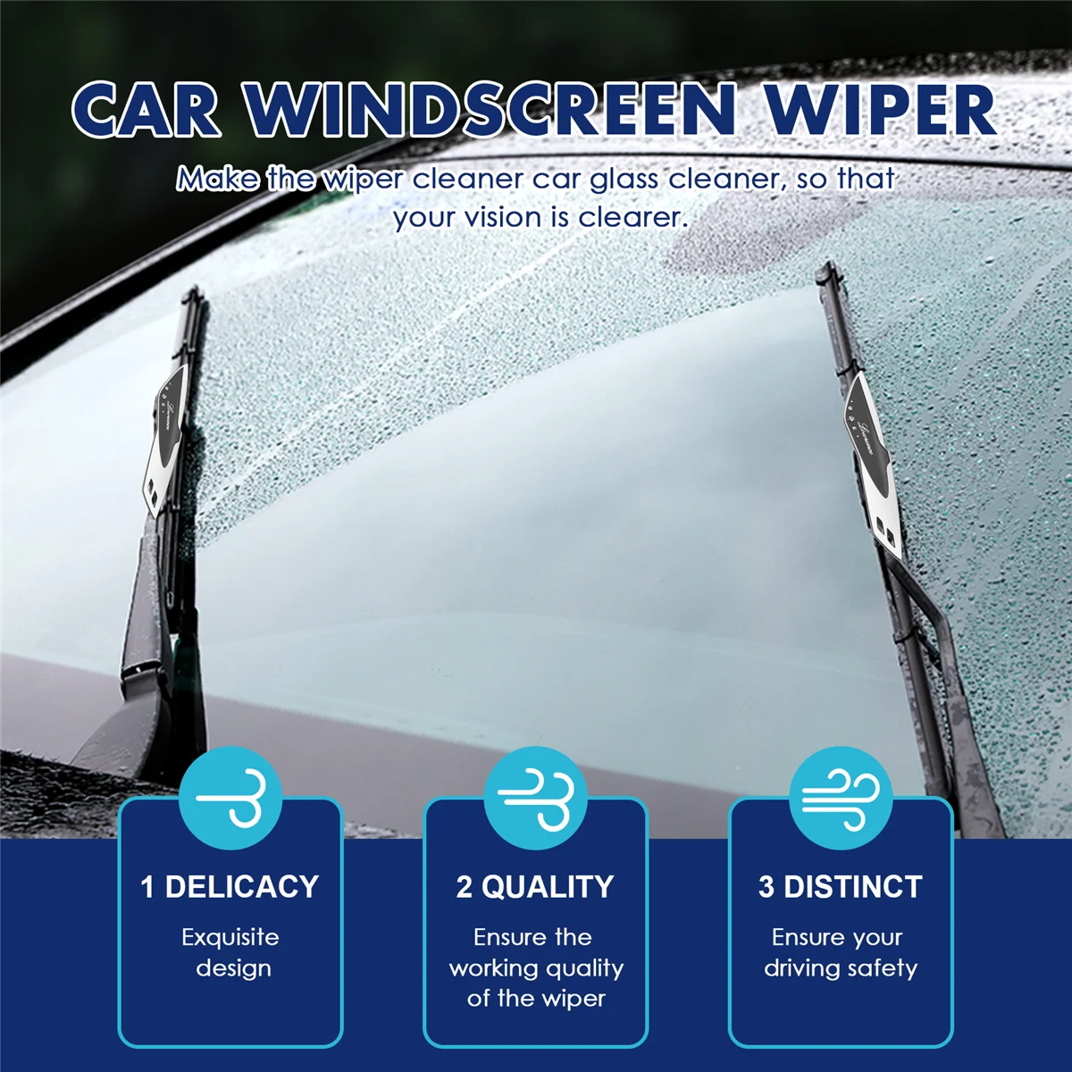 Car Windscreen Wiper Spoiler Front Car Windscreen Wiper Spoiler Presser With Rhinestone