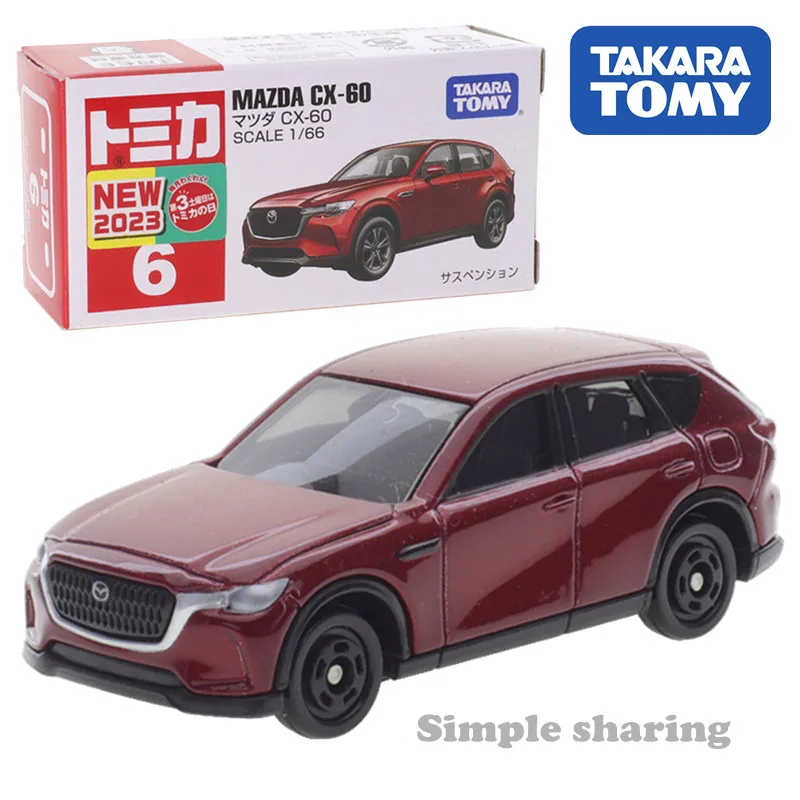 

Takara Tomy Tomica No.6 Mazda CX-60 модель автомобиля репродукция серия детский Рождественский подарок игрушки для мальчиков и девочек