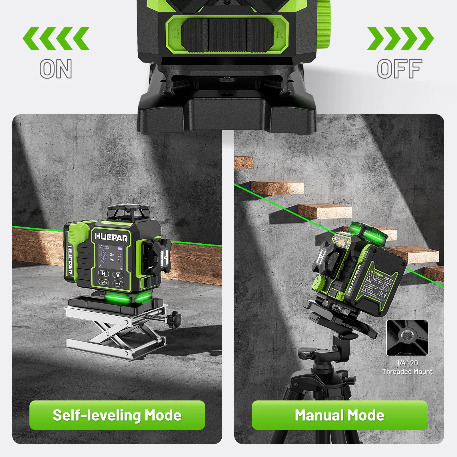 Trepied professionnel pour niveaux laser Huepar - Huepar France Trepied professionnel pour niveaux laser Huepar - Huepar France