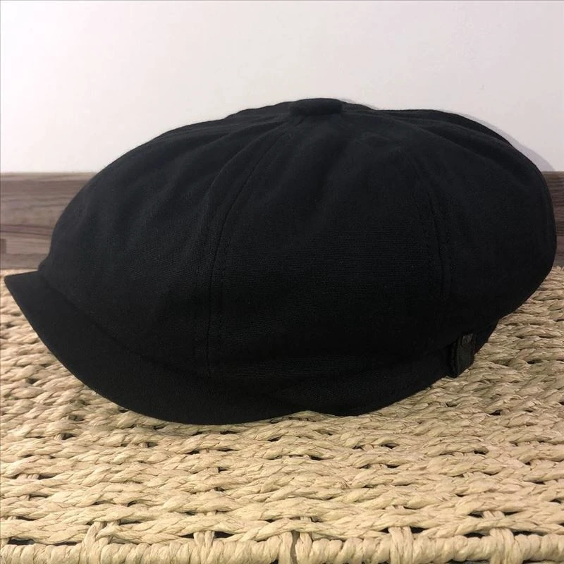 Cotton and Linen Octagonal Ivy Hat Women Fashion Berets Dad Flat Gatsby Driving Hat Big Head Men Oversize Large Newsboy Caps beret hat newsboy cap newsboy hat