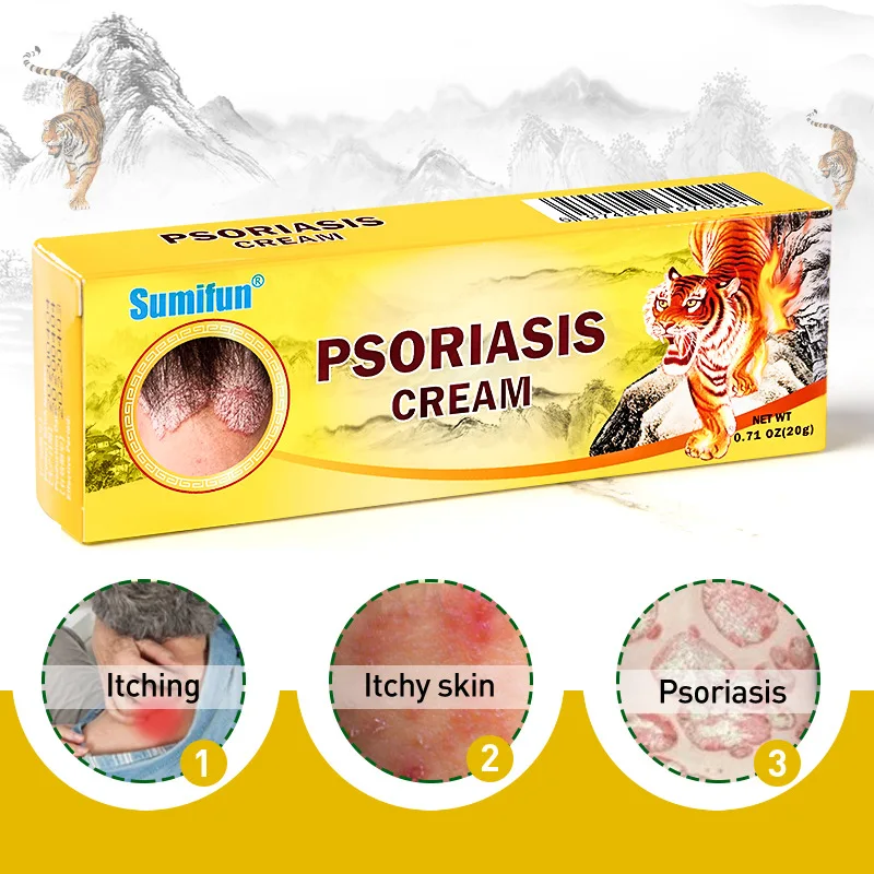 Sumifun ， Chinese Red Tiger, Psoriasis Cream, Skin Care Cream