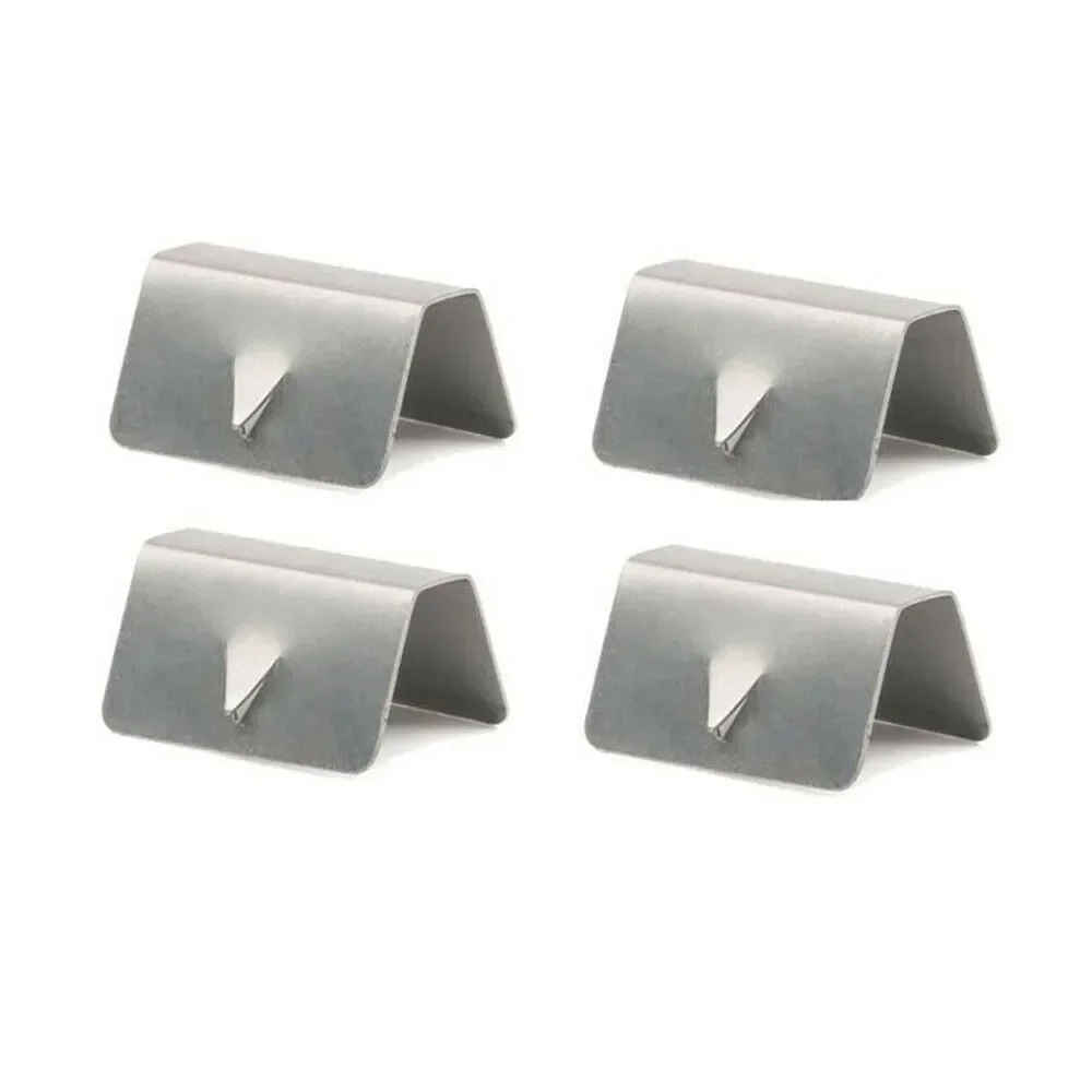 Wind / Rain Deflector Metal Fitting Clips Replacements For Heko G3 SNED Clip Stainless Steel Car Window Deflectors Accessories car window deflectors