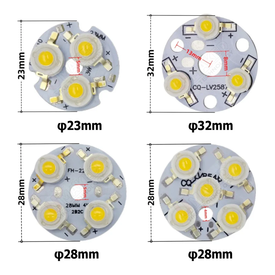 Description Picture 5 of item4W 28mm high power led bead, WW/NW/CW/R/G/B/Y LED chips beads, LED DIY lighting bead, led light source diy lamp source Chip