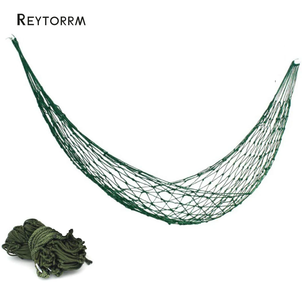 Ultralight Mesh Rope Hammocks Sleeping One Person Portable Camping