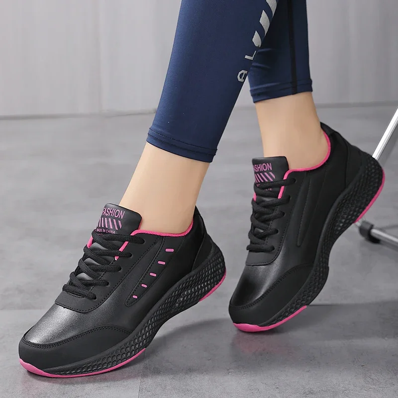Four Seasons Lightweight Waterproof Running Shoes Women Autumn Comfortable Casual Sneakers Ladies Non-Slip Sports Jogging Shoes