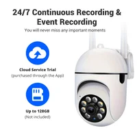 360pro Wireless 1080P HD Indoor/Outdoor WiFi Security Camer, Color Night Vision, 2-Way Audio, 360° Pan/Tilt/Zoom 5