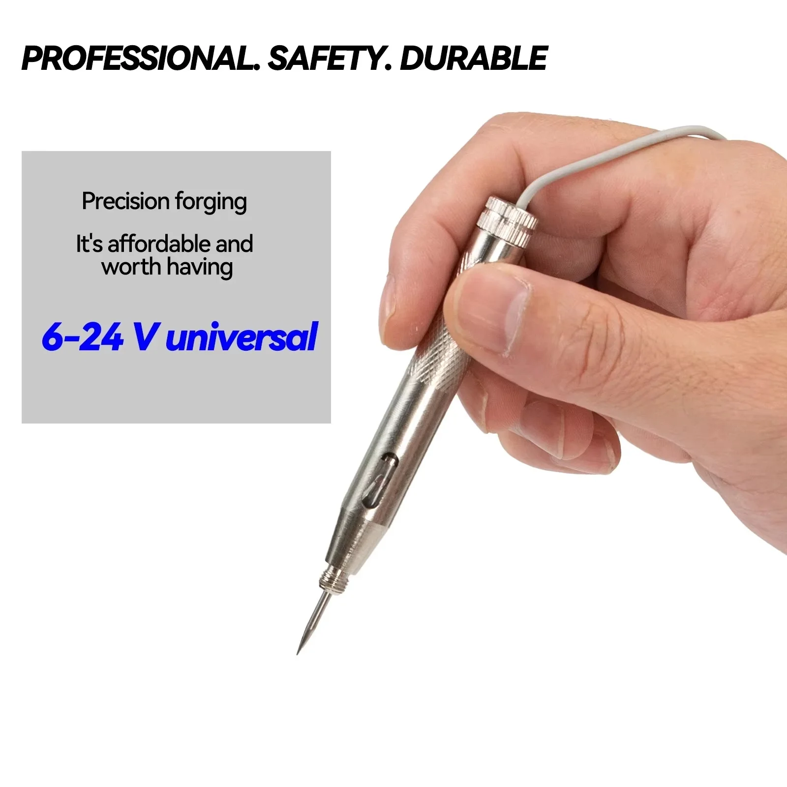 Multivoltage Automotive Circuit Tester with Copper Diagnostic Pen