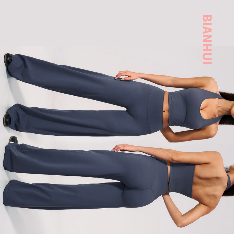 Yoga Set With Halter Neck Beautiful Back V Slim Fit Women's Gym Outfit Outdoor Running Training Fitness Leggings Two-piece Set
