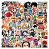 10/30/50/100pcs Vintage ONE PIECE Stickers Anime for Kids Toy DIY Motorcycle Helmet Phone Skateboard Cartoon Decal Sticker Packs 1