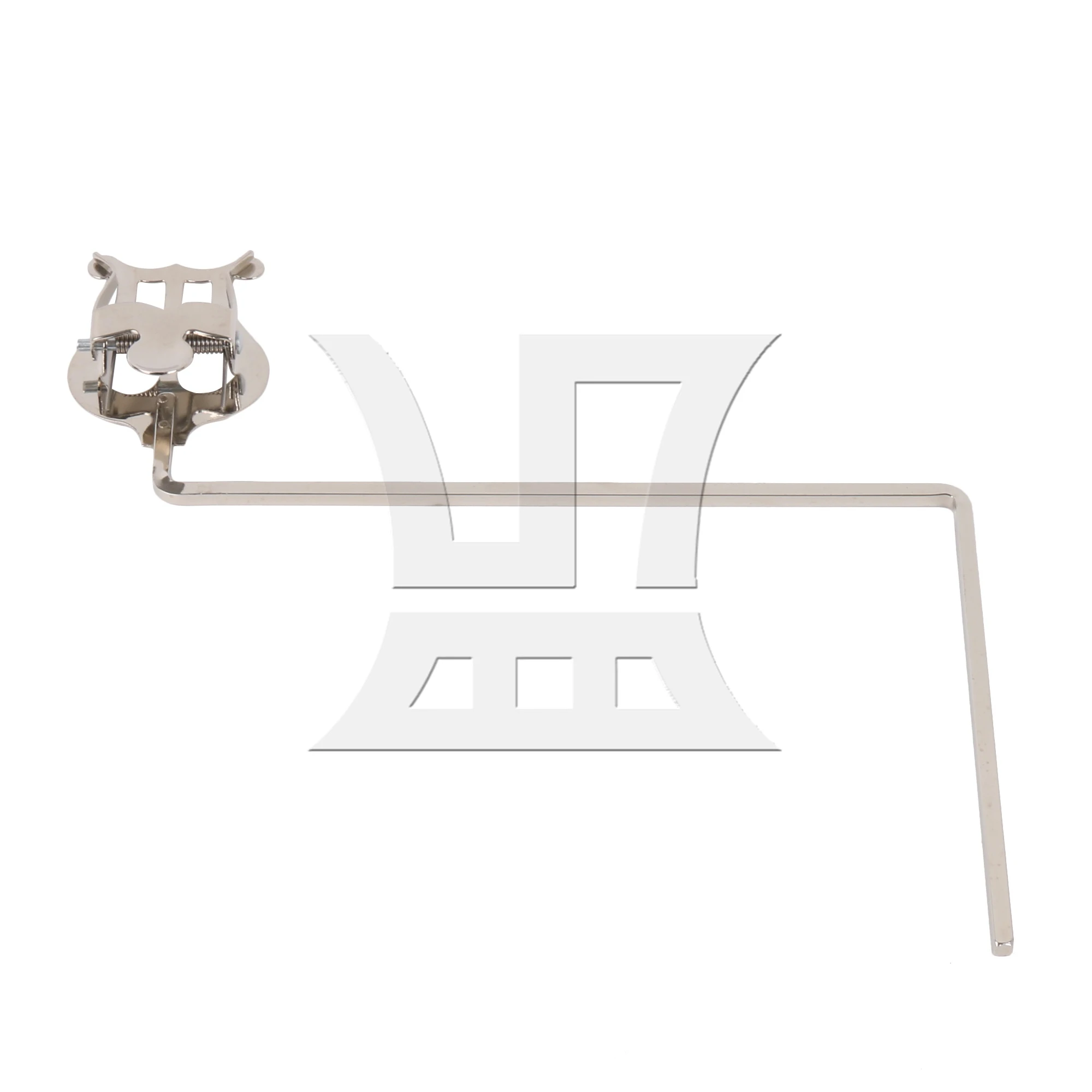 

Yibuy, зажим «Lyre», 0,16x0,16 дюйма, серебристый