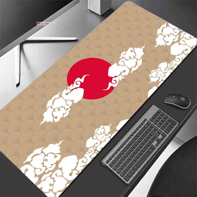 

Japanese element 90x40cm Large Mouse Pad Gaming Accessories PC Laptop Gamer Mousepad Antislip Non-skid Laptop Mouse Pad Mat