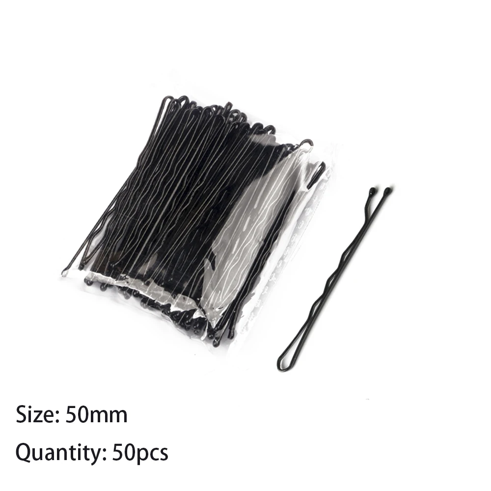 50 יחידות סיכות וסיכות לשיער בצורת U עבור ראש נשים ובנות אביזרי סיכות לשיער כלה תכשיטי ראש לחתונה