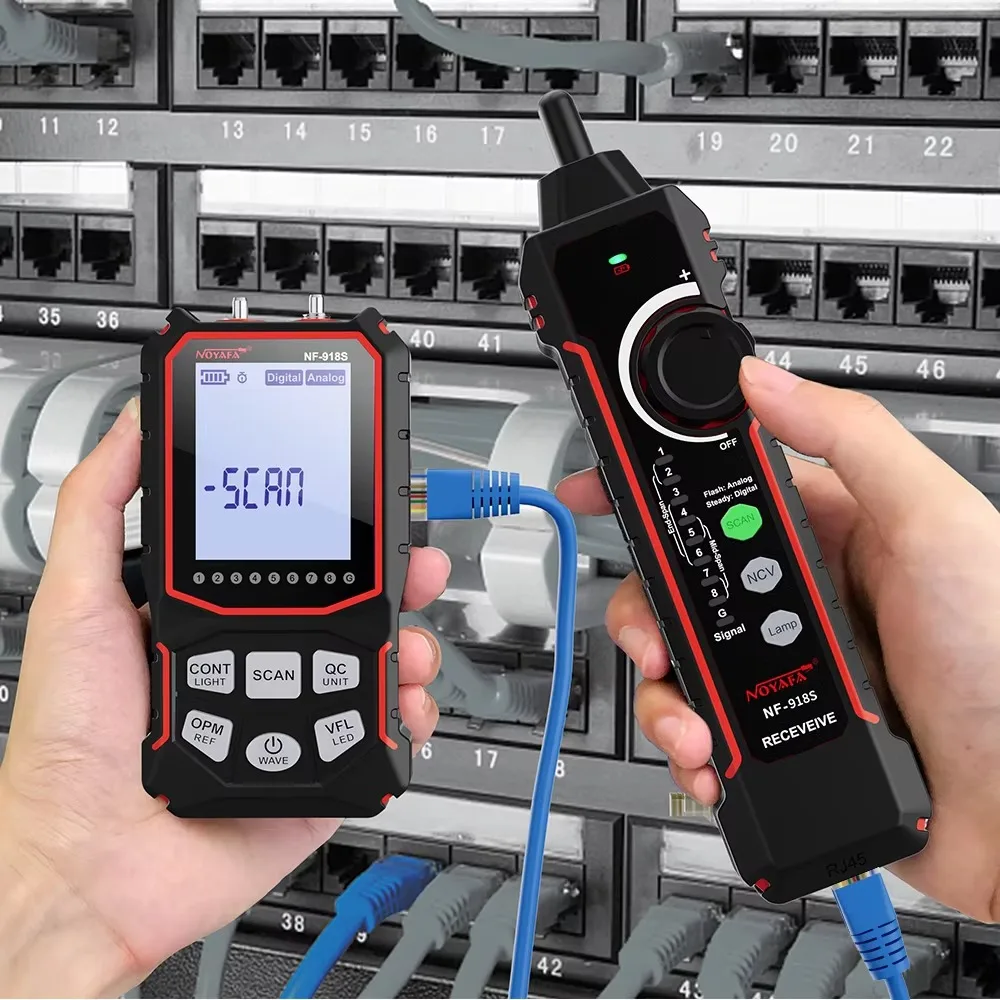 노야파 OEM NF-918S 2-in-1 광케이블 테스터 OPM VFL POE