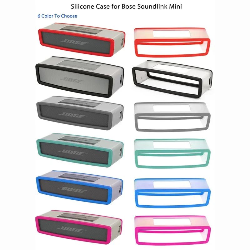 Silicone Portable Shockproof Speaker Case for Wireless Audio