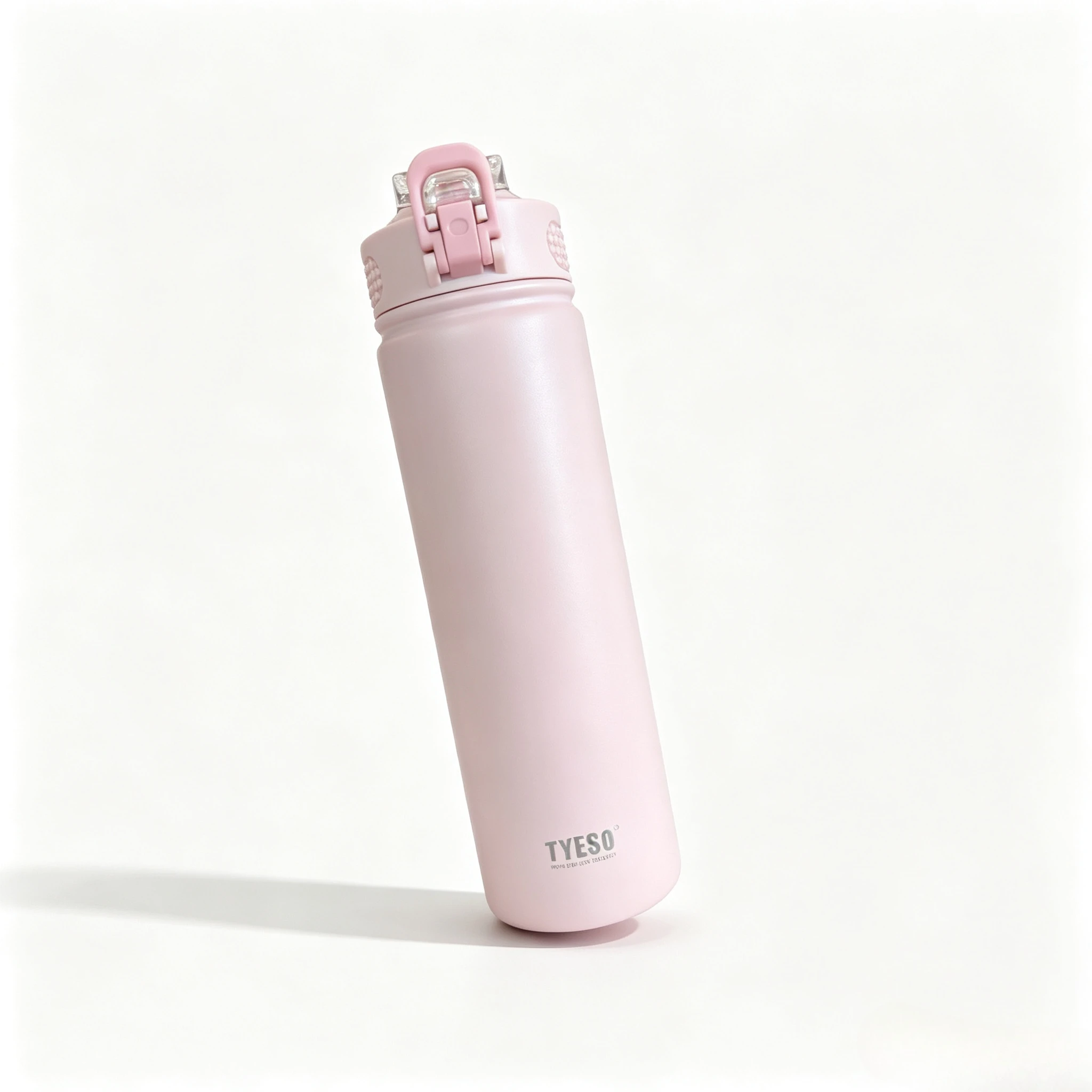 TYESO 750ML New Thermos Bottle With Straw Stainless Steel Car Thermal Cup Sports Water Bottles Keeps Cold and Heat Thermal Mug