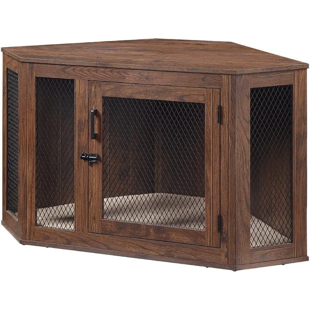 

Wooden Kennels,Indoor Aesthetic Puppy Kennel TV Stand,Cute End SideTable Nightstand,Indoor Small and Medium-sized Wooden Kennels