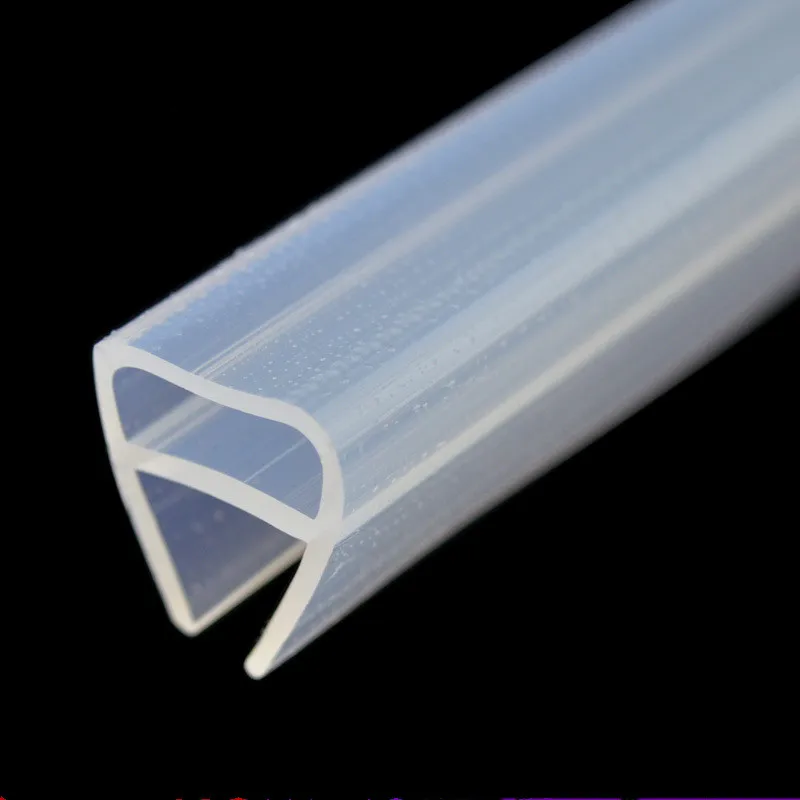 1-3M Silicone Rubber Window Glass Seal Strip U Shape Crashproof soundproof Glass shower Door Sealing Strips Hardware Accessories