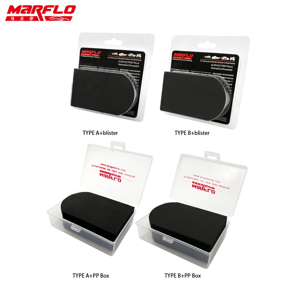 MARFLO Magic Clay Bar For Cleaning Sponge Block Car Wash Eraser Car Truck Clean Clay Bar Auto Detailing Cleaner Washer microfiber cleaning cloths car cleaning tool