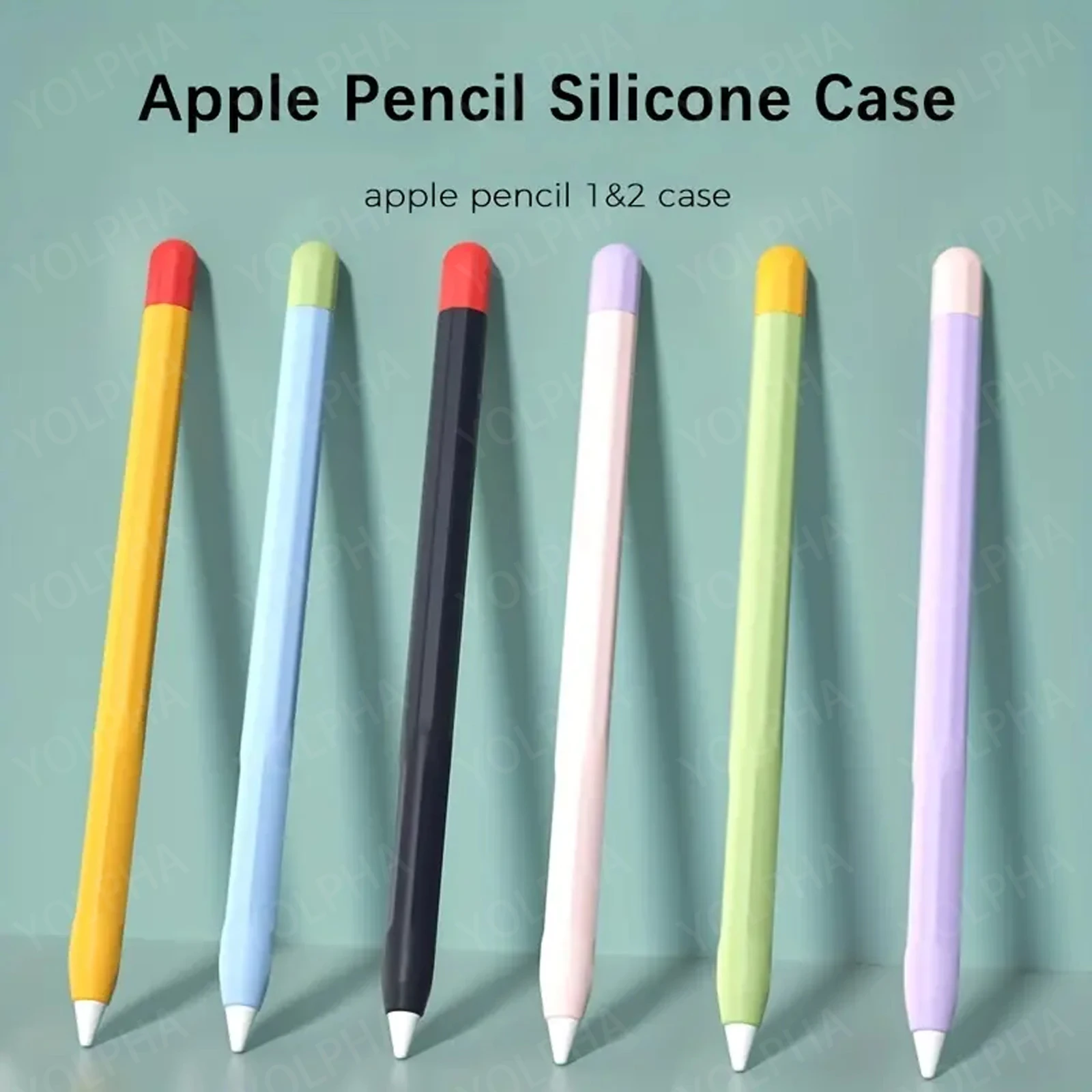 

For Apple pencil 2 Gen Case Multicolor Silicone Stylus Pen Case For Apple Pencil 1 Gen Protective Cover For iPad Pen Accessories