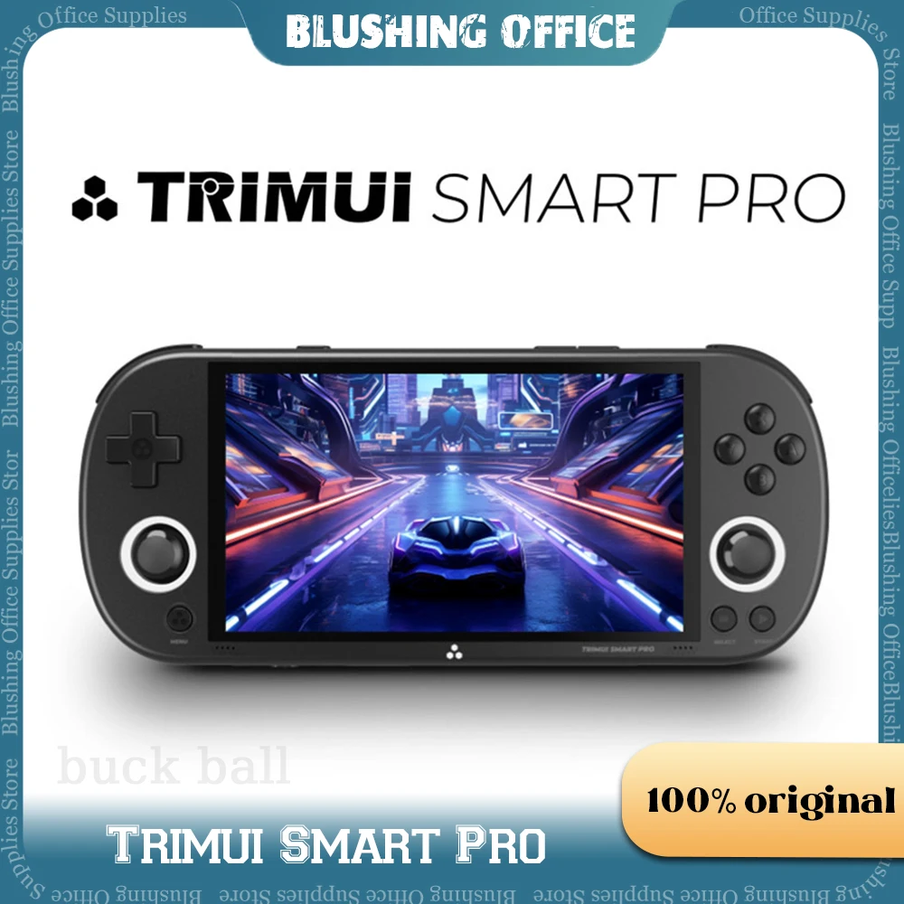 

Trimui Smart Pro Vintage Handheld Game Console Linux System Arcade 4.96 Inch HD IPS Screen 5hours Long Battery Life Game Console