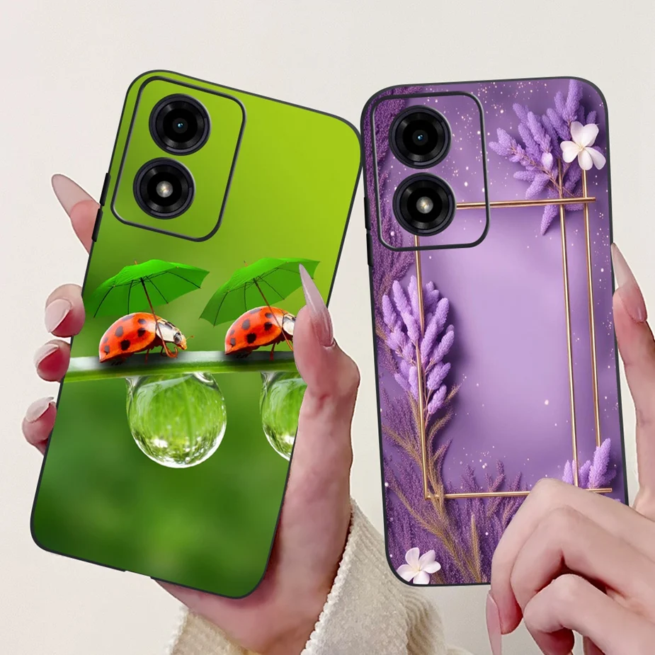 Cute Cat Fashion Painted Soft Silicone Phone Case Cover - Stylish Protective s Bag