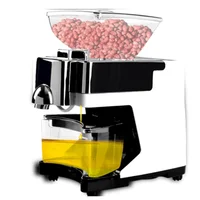 110V/220V Mini ABS Olive Kernel Oil Making Machine Stainless steel Screw Press, Auto Small Oil Mill Expeller Extractor 1