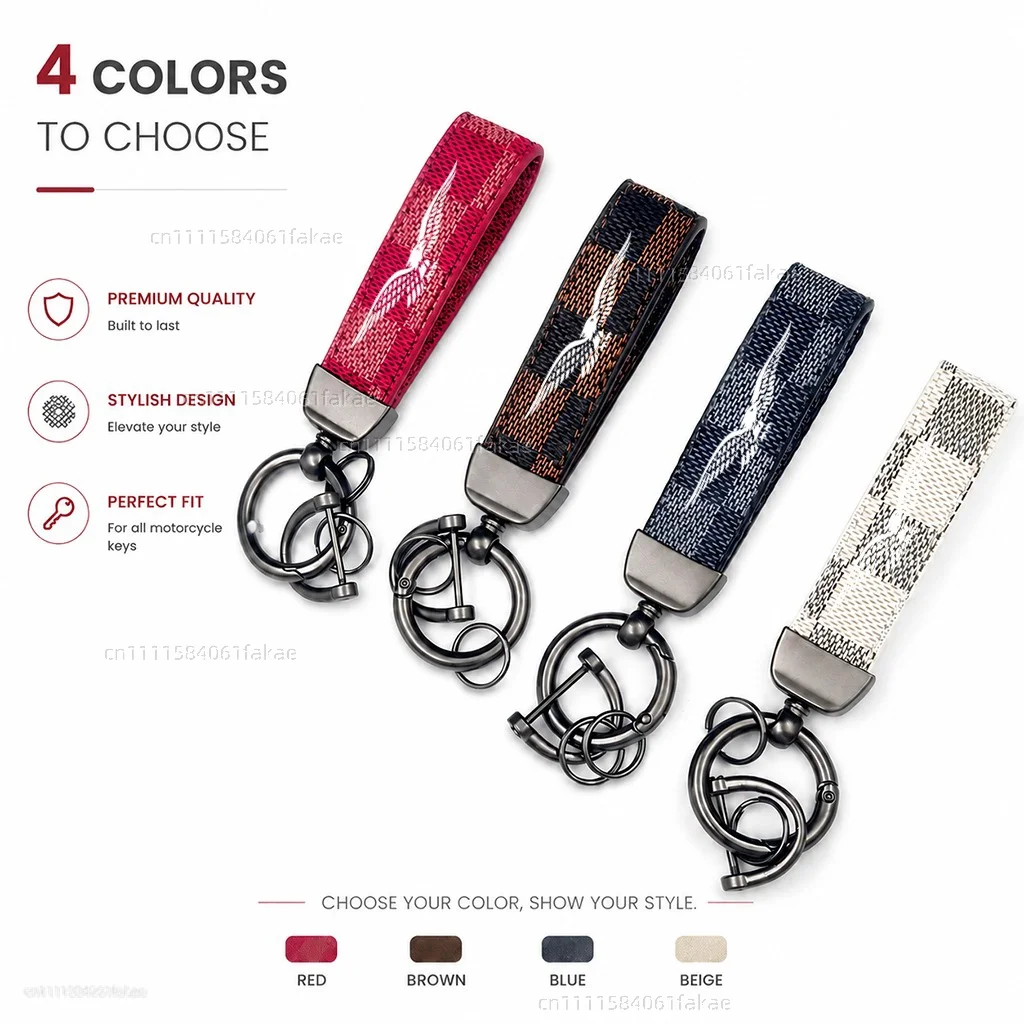 Custom Logo Motorcycle Keychain - Premium Quality