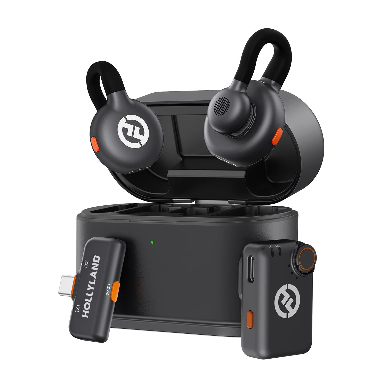 Hollyland マイク Lark M2S ワイヤレスマイク iPhone カメラ Android