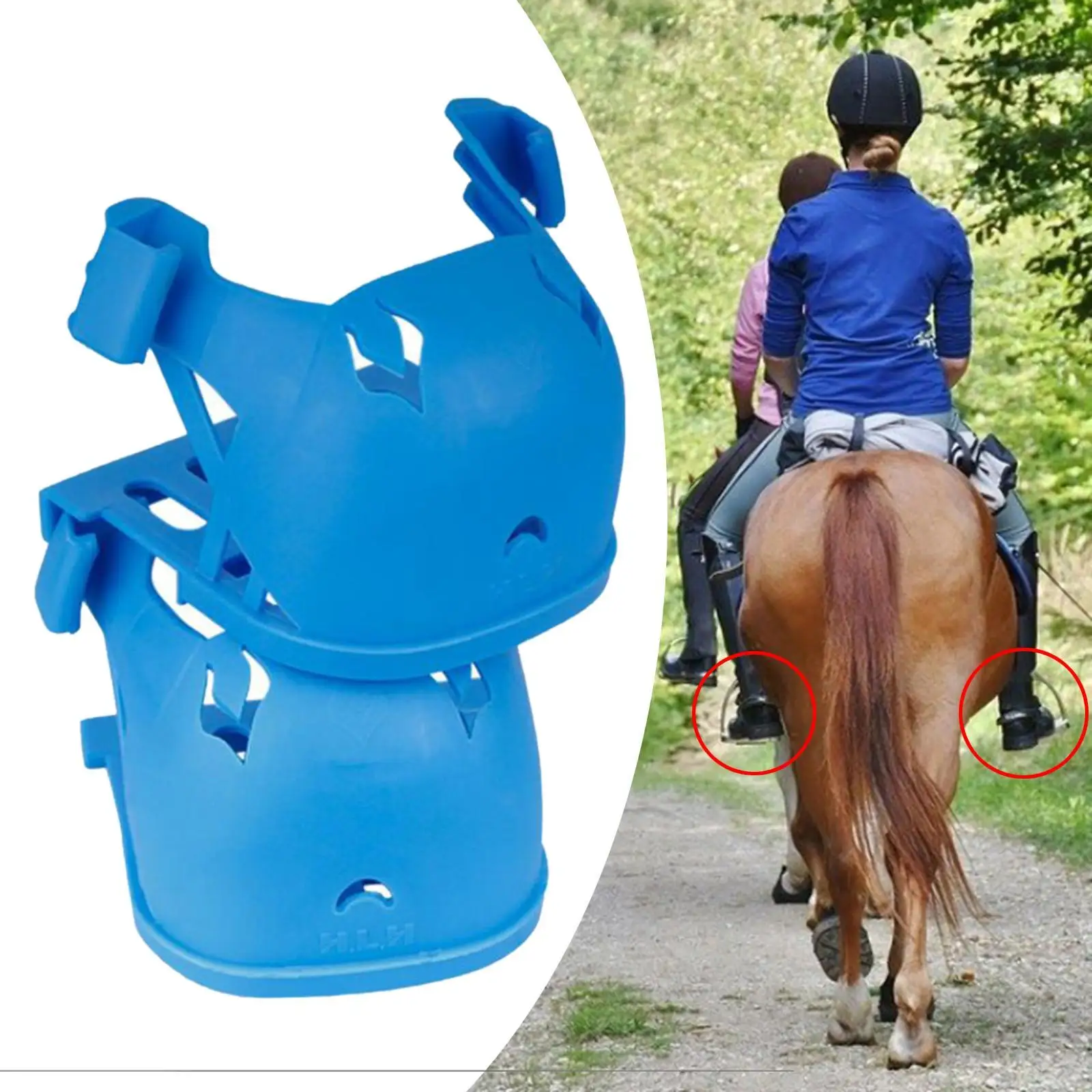 2Pcs Horse Riding Stirrups Covers Horse Saddle Stirrups Covers Professional Sturdy Non Slip for Adults for Outdoor Activities