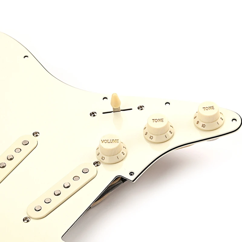 

E9LE Electric Guitar Single-Coil Pickup Pickguard 11 Holes Guitar Prewired loaded Pickguard Guitar Playing Accessories