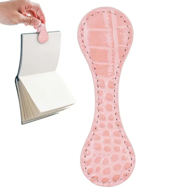 

Magnetic Page Markers Leather Magnetic Bookmark Clip Bookmarks For Women Men Book Lovers Gifts For Son Daughter Sister Book