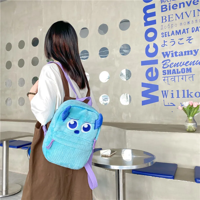 

2023 Autumn Winter New Kids Girls Bag Cartoon Cute Children's Backpack Personality Trendy Plush Backpack Kids Schoolbag Girls'