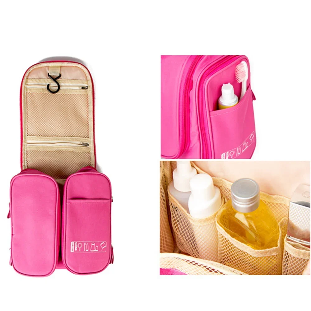 Custom Personalized Name Cosmetic Bag Portable Storage Make Up Bags Women Waterproof Toiletry Bags Large Capacity MakeUp Case