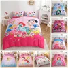 Cinderella Jasmine Princess Snow White Bedding Sets Duvet Cover Set HD Comforter Cover for Kids Bedclothes Bedroom Decor 1