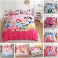  Cinderella Jasmine Princess Snow White Bedding Sets Duvet Cover Set HD Comforter Cover for Kids Bedclothes Bedroom Decor 1