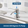 Stainless Steel Soap Dispenser Extension Tube Kit Kitchen Sink Liquid Soap Dispenser Bathroom Lotion Detergent Hand Press Pumps 3