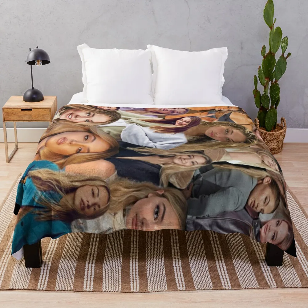 

Madelyn Cline Montage Throw Blanket Blanket Sofa Luxury Blanket Polar blanket