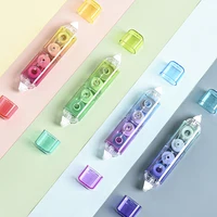 1pcs Gradual Color Correction Tape & Glue Tape Rainbow Design 2 In 1 Dual-side Correcting & Adhesive A7414 1