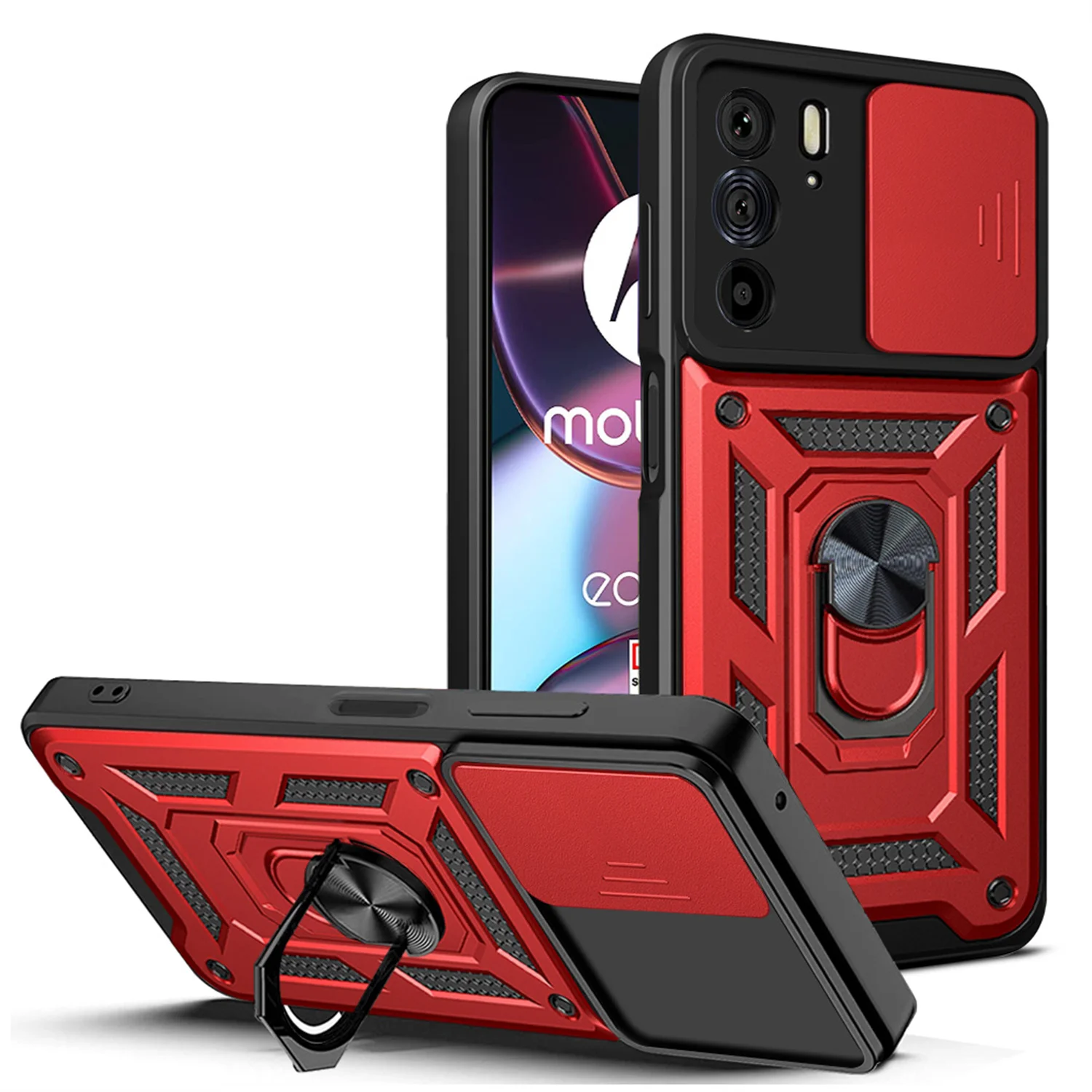 Magnetic Car Holder Ring Cover with Anti-Scratch and Camera Protection