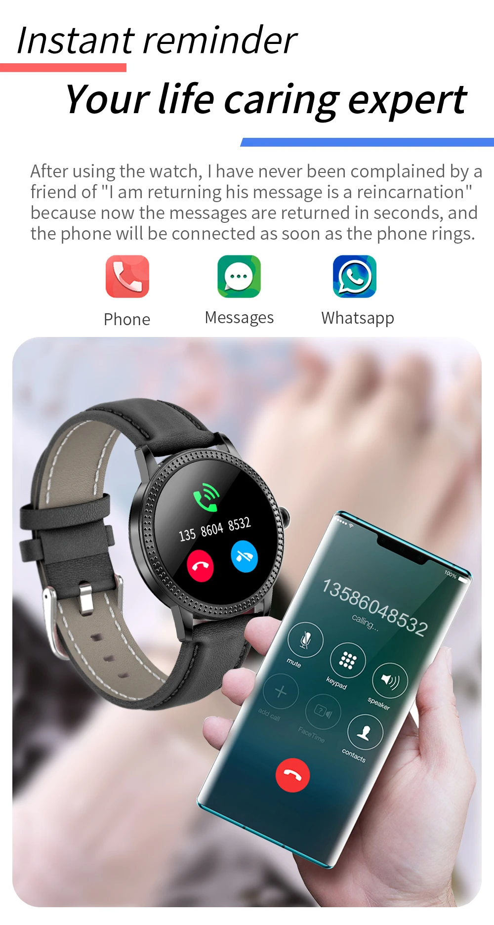 CF18P Men Women Fashion Smart Watch Full Touchscreen Waterproof Pedometer Heart Rate Blood Pressure Reminder Couple Smartwatch