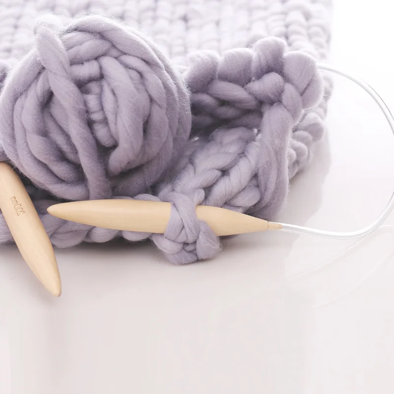 

250g/1lb Chunky Wool Acrylic Yarn for Knit Sweater Scarf Cushion Blanket Jumbo Bulky Roving Icelandic Croche Thread Freeshipping