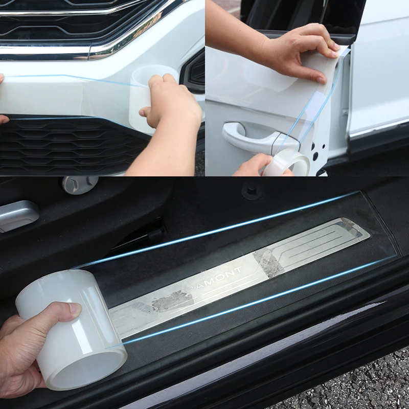 Car Door Protector Stickers Anti-Scratch Transparent Nano Car