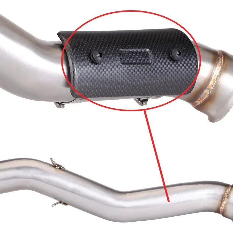 Motorcycle Exhaust Escape For KTM 790 890 Adventure R ADV NK800MT Exhaust Muffler Contact Middle Link Pipe - Image 3
