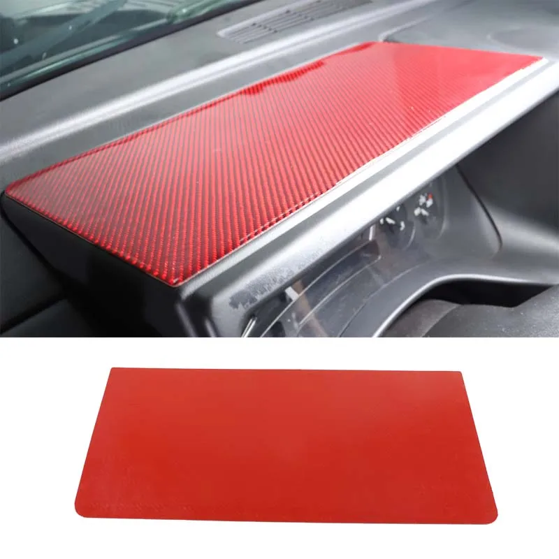 

For Hummer H2 2003-2007 Car Dashboard Cover Decorative Sticker Soft Carbon Fiber Car Accessories