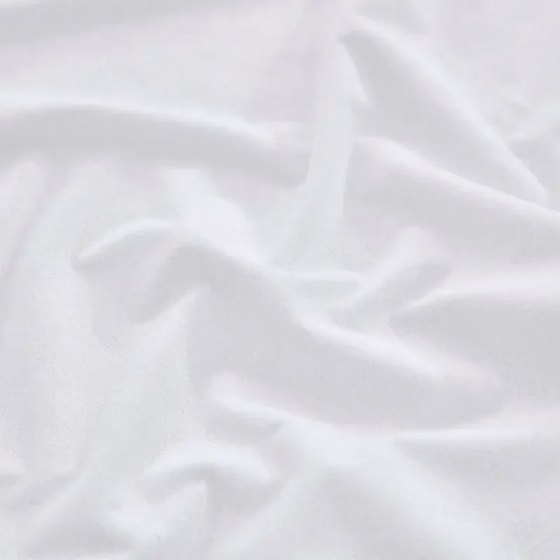 100% Waterproof Solid Bed Fitted Sheet Nordic Adjustable Mattress Covers Four Corners with Elastic Band Multi Size Bed Sheet 4