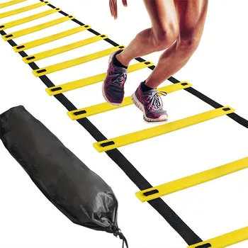 Scala per Allenamento di Agilità per Bambini, Esercizio di Velocità e Coordinazione, Attrezzo per Fitness e Calcio
