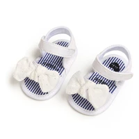 Baby Girls Anti-Slip Bow Sandals Shoes Breathable Toddler Soft Soled First Walkers Shoes Baby Hollow Design Sandals 4
